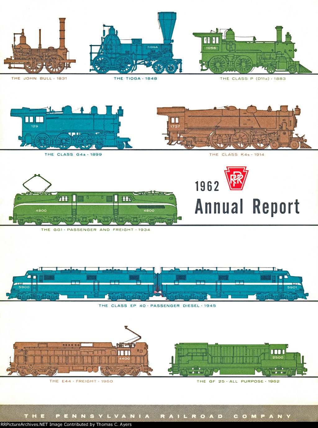 Annual Report Color Cover ~ 1962